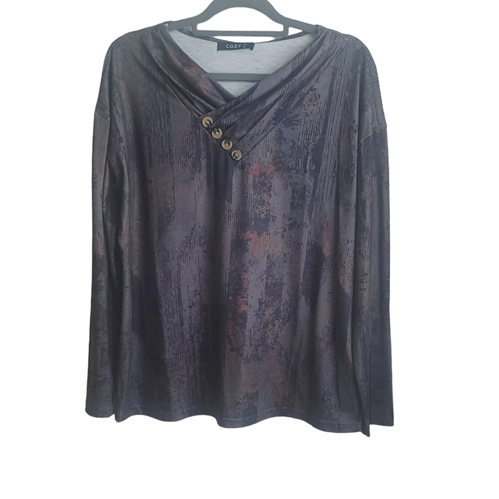 Women's C.O.Z.Y. Brand Size Large Shirt